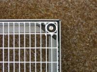 Gitterrost 40x40, hoehenverstellbar